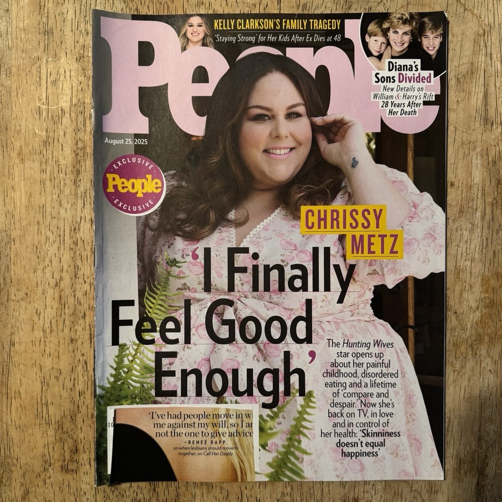 People Mag 8/25/25 Chrissy Metz Cover Netflix's Wednesday Exclusive